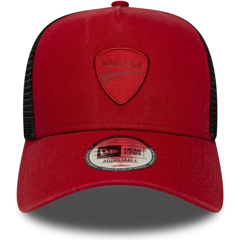 casquette-trucker-rouge-e-frame-seasonal-ducati-motor-motogp-new-era