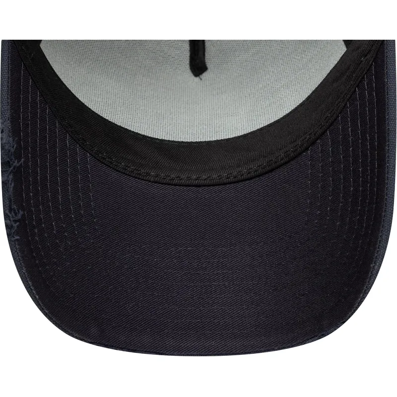 petten-gebogen-marineblauw-snapback-a-frame-oval-canvas-distress-van-new-era