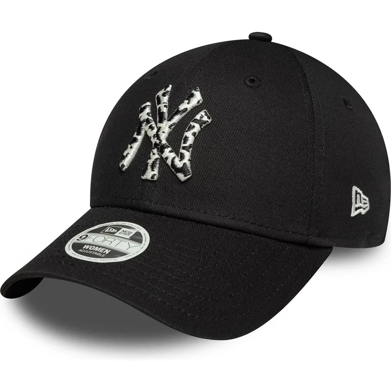 petten-gebogen-zwart-verstelbare-band-9forty-animal-infill-van-new-york-yankees-mlb-van-new-era
