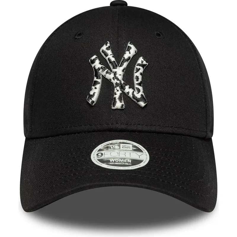 petten-gebogen-zwart-verstelbare-band-9forty-animal-infill-van-new-york-yankees-mlb-van-new-era
