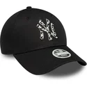 petten-gebogen-zwart-verstelbare-band-9forty-animal-infill-van-new-york-yankees-mlb-van-new-era