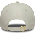 petten-gebogen-beige-verstelbare-band-dorado-9forty-flawless-van-new-york-yankees-mlb-van-new-era