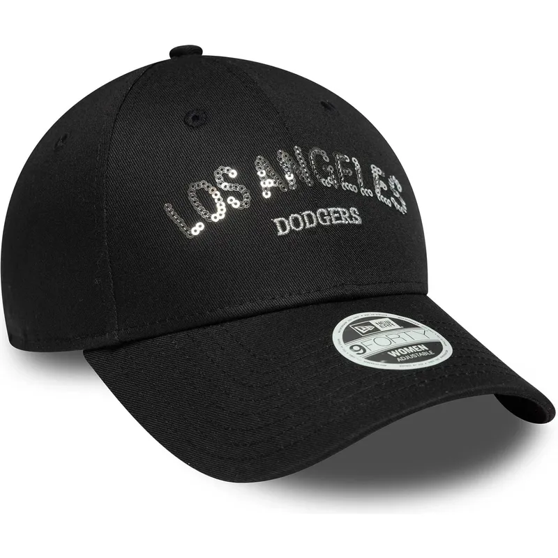 petten-gebogen-zwart-verstelbare-band-9forty-sequin-wordmark-van-los-angeles-dodgers-mlb-van-new-era petten-gebogen-zwart-verstelbare-band-9forty-sequin-wordmark-van-los-angeles-dodgers-mlb-van-new-era
