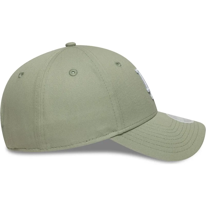 petten-gebogen-groen-verstelbare-band-claro-9forty-floral-icon-van-los-angeles-dodgers-mlb-van-new-era