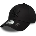 petten-gebogen-zwart-verstelbare-band-9forty-bow-back-van-new-york-yankees-mlb-van-new-era
