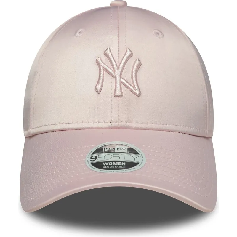 cap-gebogen-pink-adjustable-strap-9forty-satin-van-new-york-yankees-mlb-van-new-era