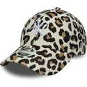 petten-gebogen-luipaard-verstelbaar-9forty-midi-van-new-york-yankees-mlb-van-new-era