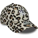 petten-gebogen-luipaard-verstelbaar-9forty-midi-van-new-york-yankees-mlb-van-new-era