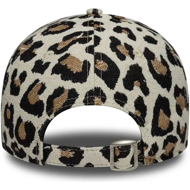 petten-gebogen-luipaard-verstelbare-band-9forty-midi-van-new-york-yankees-mlb-van-new-era