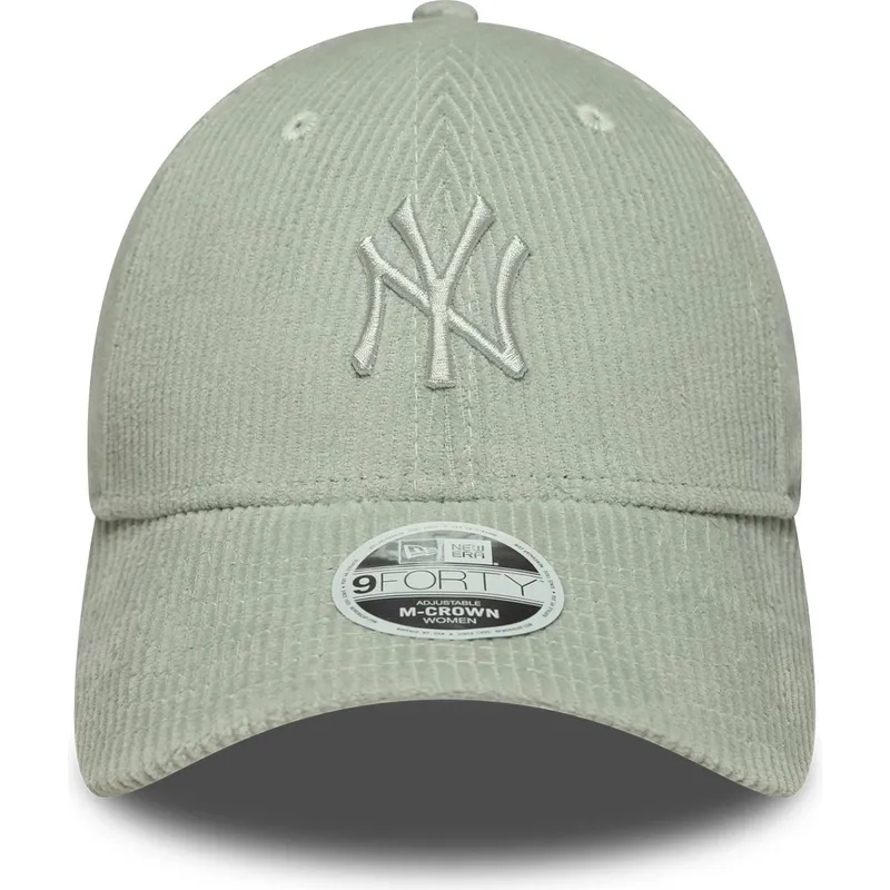 petten-gebogen-groen-verstelbare-band-claro-9forty-m-crown-pastel-cord-van-new-york-yankees-mlb-van-new-era petten-gebogen-groen-verstelbare-band-claro-9forty-m-crown-pastel-cord-van-new-york-yankees-mlb-van-new-era