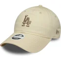 petten-gebogen-beige-verstelbare-band-9twenty-league-essential-midi-van-los-angeles-dodgers-mlb-van-new-era