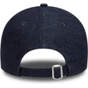 petten-gebogen-marineblauw-verstelbare-band-9twenty-denim-stitch-van-los-angeles-dodgers-mlb-van-new-era