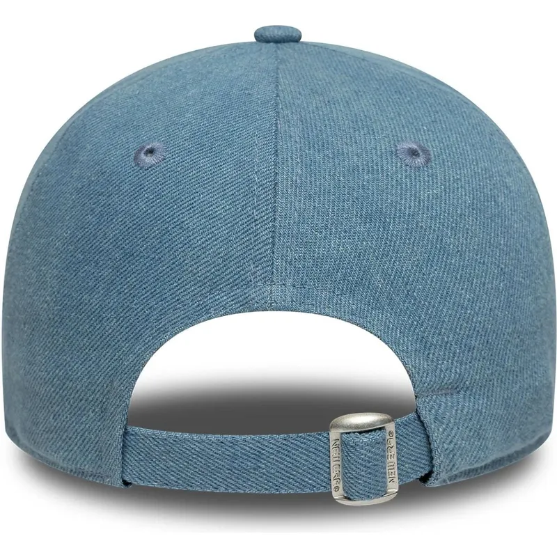 petten-gebogen-blauw-verstelbare-band-9twenty-denim-stitch-van-new-york-yankees-mlb-van-new-era
