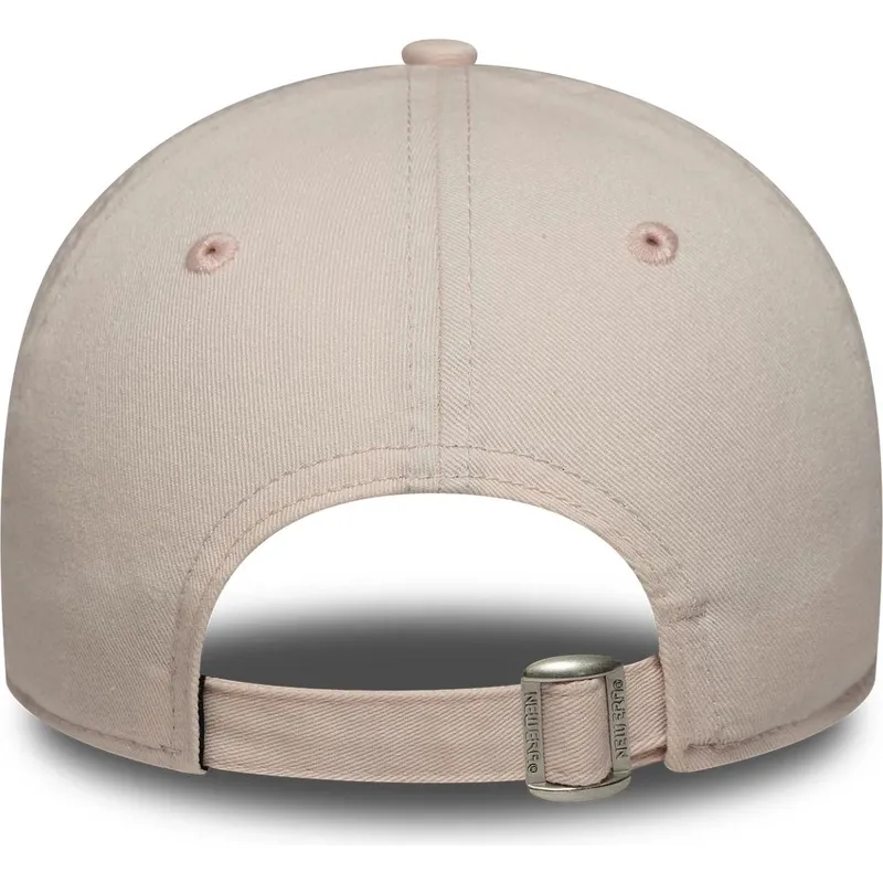 petten-gebogen-roze-verstelbaar-9twenty-washed-mini-van-los-angeles-dodgers-mlb-van-new-era