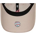 petten-gebogen-roze-verstelbaar-9twenty-washed-mini-van-los-angeles-dodgers-mlb-van-new-era