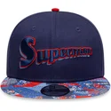cappellino-piatto-blu-marino-snapback-per-bambino-9fifty-di-superman-dc-comics-di-new-era