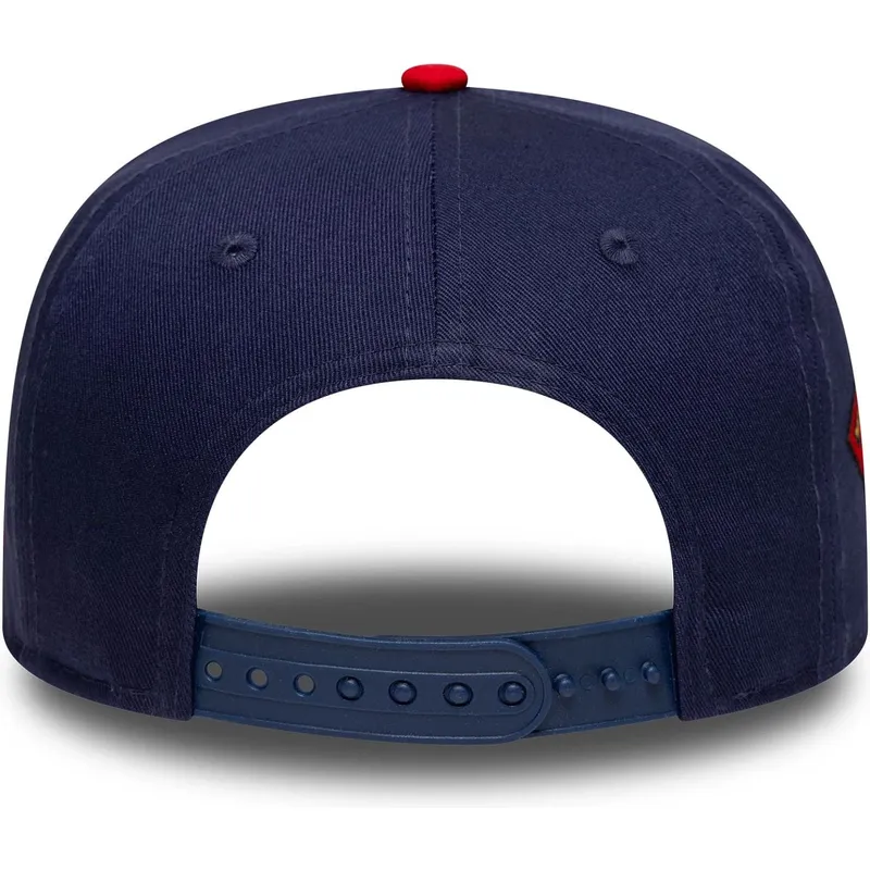 petten-plat-marineblauw-snapback-voor-kinderen-9fifty-van-superman-dc-comics-van-new-era