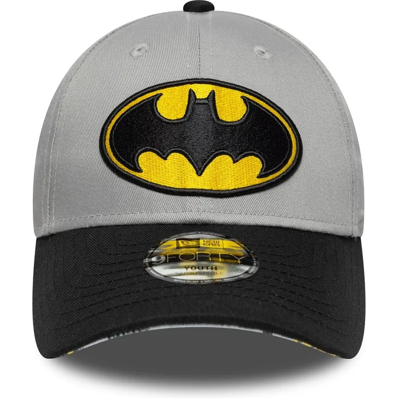 petten-gebogen-zwart-verstelbare-band-voor-kinderen-9forty-van-batman-dc-comics-van-new-era