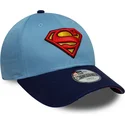 petten-gebogen-blauw-verstelbare-band-voor-kinderen-9forty-van-superman-dc-comics-van-new-era