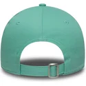 petten-gebogen-groen-verstelbare-band-voor-kinderen-9forty-league-essential-van-los-angeles-dodgers-mlb-van-new-era