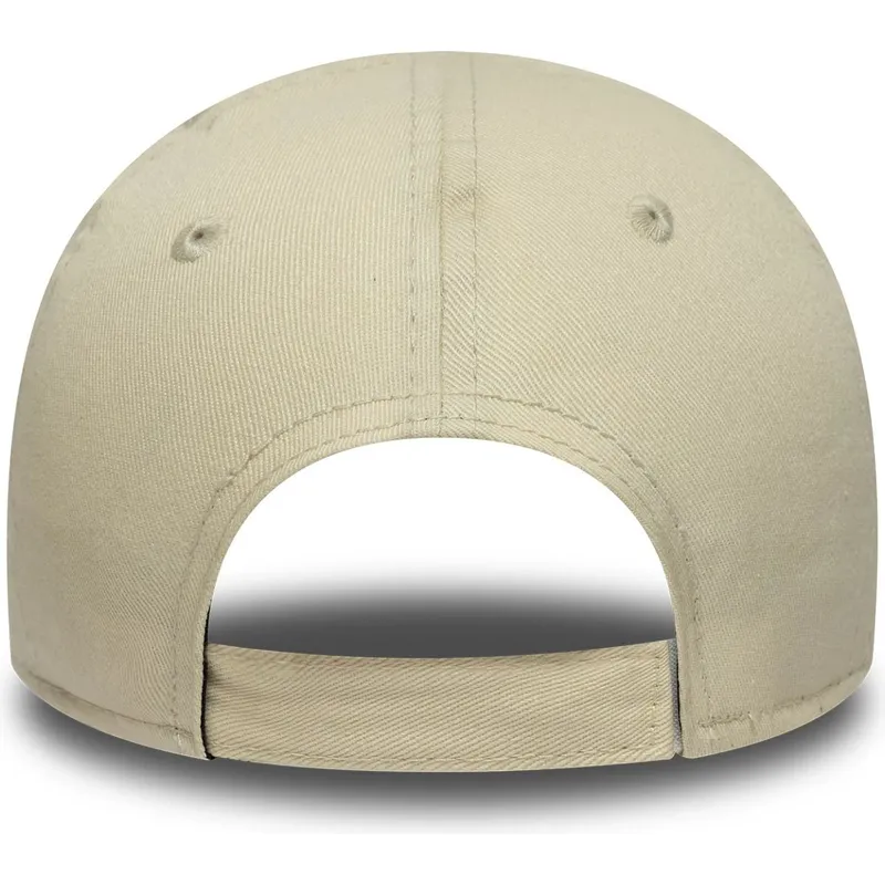 bojd-beige-och-rosa-justerbar-keps-for-smabarn-9forty-league-essential-fran-los-angeles-dodgers-mlb-av-new-era
