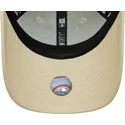 petten-gebogen-beige-verstelbaar-voor-kinderen-9forty-fruit-icon-van-new-york-yankees-mlb-van-new-era