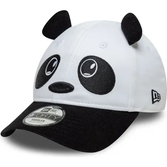 Petten gebogen zwart verstelbare band voor kinderen pequeño 9FORTY Cord Ears van New Era