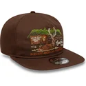 petten-plat-bruin-verstelbare-band-19twenty-van-new-era