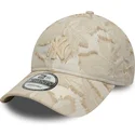 petten-gebogen-beige-verstelbare-band-9twenty-img-floral-van-new-york-yankees-mlb-van-new-era