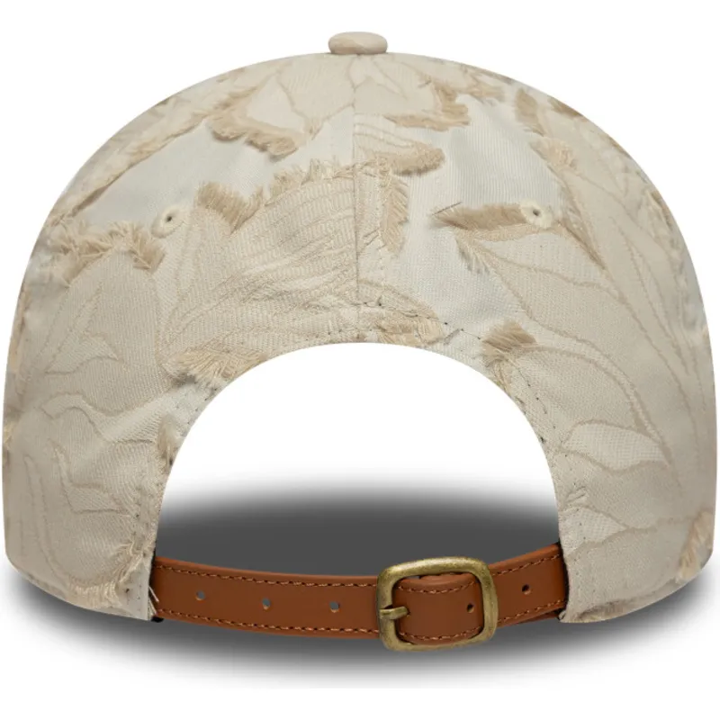 petten-gebogen-beige-verstelbare-band-9twenty-img-floral-van-new-york-yankees-mlb-van-new-era