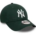 petten-gebogen-groen-verstelbare-band-9twenty-league-essential-van-new-york-yankees-mlb-van-new-era