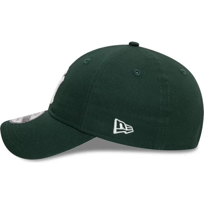 petten-gebogen-groen-verstelbaar-9twenty-league-essential-van-new-york-yankees-mlb-van-new-era