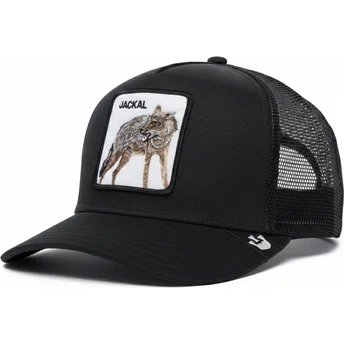 Petten gebogen zwart snapback Jackal The Farm Premium The Farm van Goorin Bros.