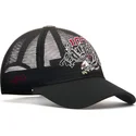 petten-gebogen-zwart-snapback-1971-soaring-eagle-full-mesh-van-ed-hardy