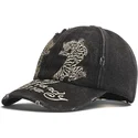 cappellino-curvo-nero-regolabile-desert-tiger-di-ed-hardy