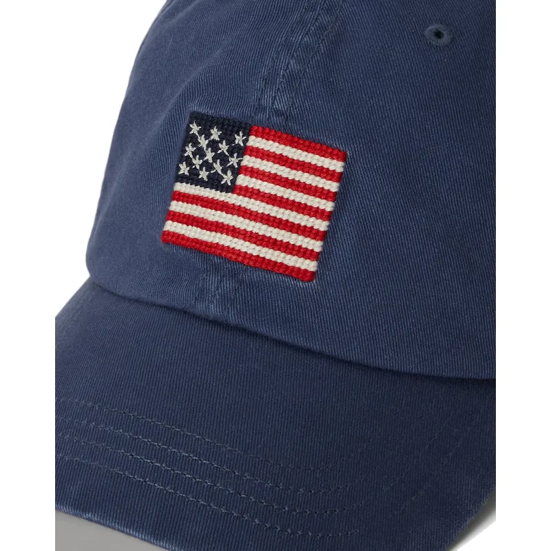 petten-gebogen-marineblauw-verstelbare-band-van-polo-ralph-lauren
