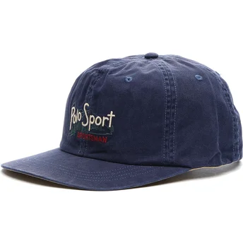 Cap gebogen navy blue adjustable strap van Polo Ralph Lauren