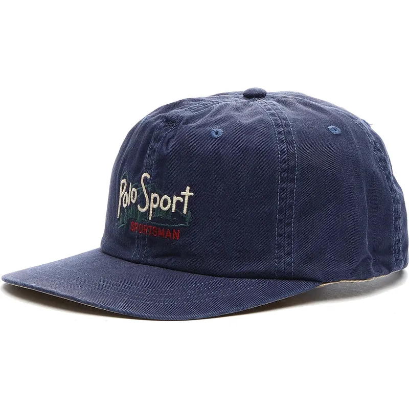 casquette-courbee-bleue-marine-ajustable-classic-sport-twill-woven-polo-ralph-lauren