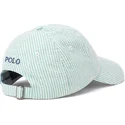 petten-gebogen-groen-verstelbaar-stretch-seersucker-van-polo-ralph-lauren