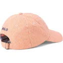 petten-gebogen-oranje-verstelbaar-stretch-seersucker-van-polo-ralph-lauren