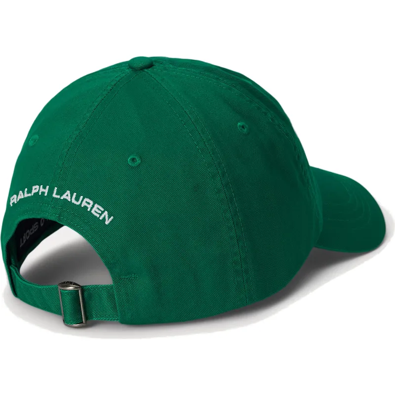 petten-gebogen-groen-verstelbaar-sport-twill-van-polo-ralph-lauren