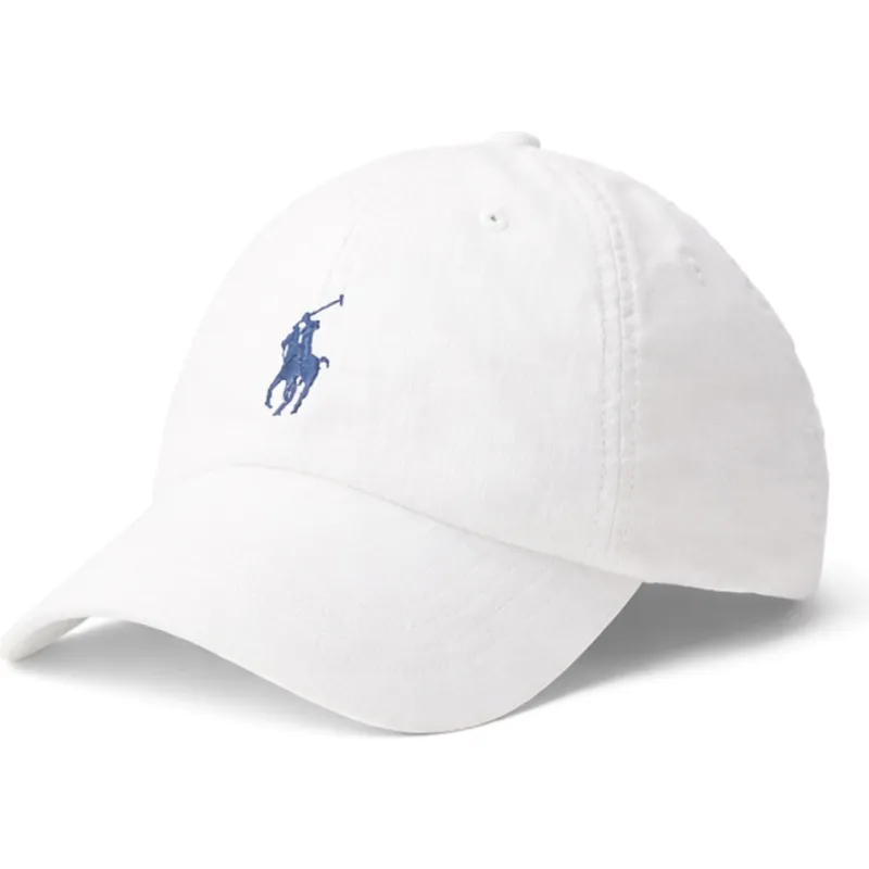 polo-ralph-lauren-curved-brim-linen-white-adjustable-cap