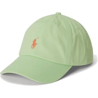 Petten gebogen groen verstelbaar Classic Sport Twill van Polo Ralph Lauren