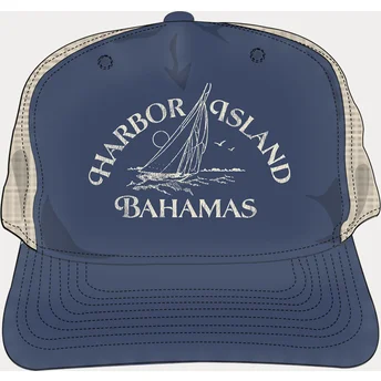Petten gebogen marineblauw snapback Vintage Woven Twill van Polo Ralph Lauren