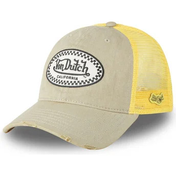 Petten gebogen meerkleurig snapback MAC14 van Von Dutch