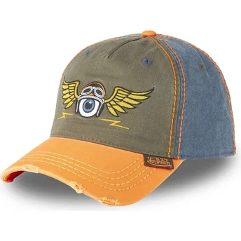 Casquette courbée multicolore ajustable RETRO14 Von Dutch