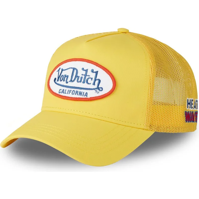 petten-gebogen-geel-snapback-van-von-dutch