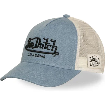 Petten gebogen blauw snapback CB TEN van Von Dutch