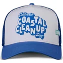 petten-gebogen-blauw-snapback-clean-up-day-hft-van-coastal