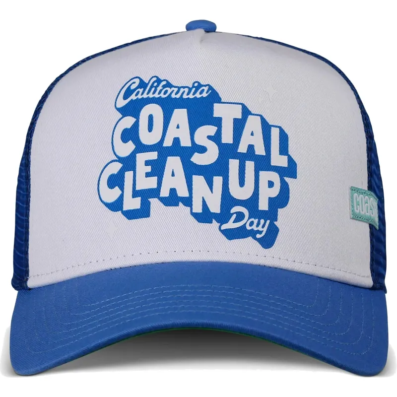 petten-gebogen-blauw-snapback-clean-up-day-hft-van-coastal